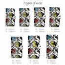 【手帳型】【釣りざんまい】カラフルフィッシュダンス