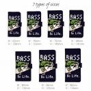 【手帳型】【釣りざんまい】ドット絵のブラックバス