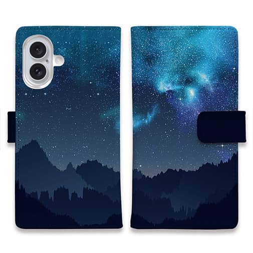 【手帳型】ギャラクシーな夜　スマホケース