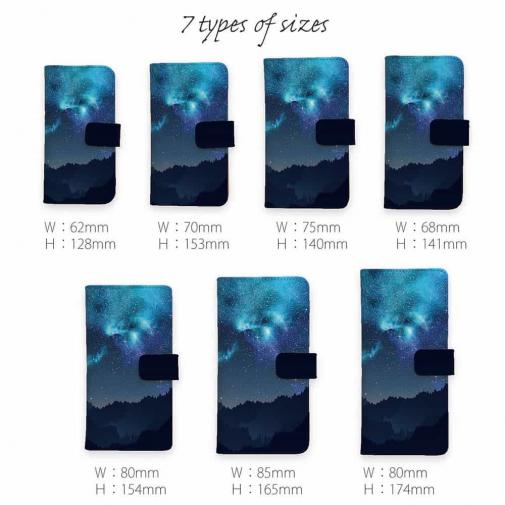 【手帳型】ギャラクシーな夜　スマホケース