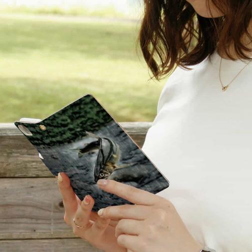 【手帳型】飛翔するアユ