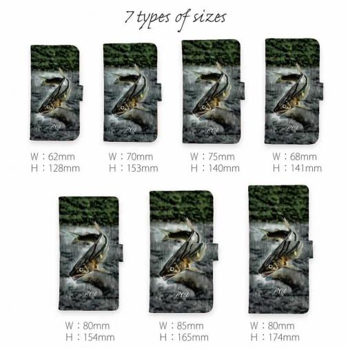 【手帳型】飛翔するアユ