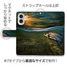 【手帳型】夏山のニジマス