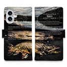 【手帳型】ブラウントラウト　アメコミ風デザイン