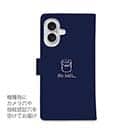 【手帳型】【釣りざんまい】釣りが好きなんです_ネイビー