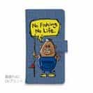 【手帳型】【釣りざんまい】ポッチャリアングラー
