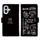 【手帳型】【釣りざんまい】釣りが好きなんです_ブラック