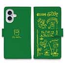 【手帳型】【釣りざんまい】釣りが好きなんです_グリーン