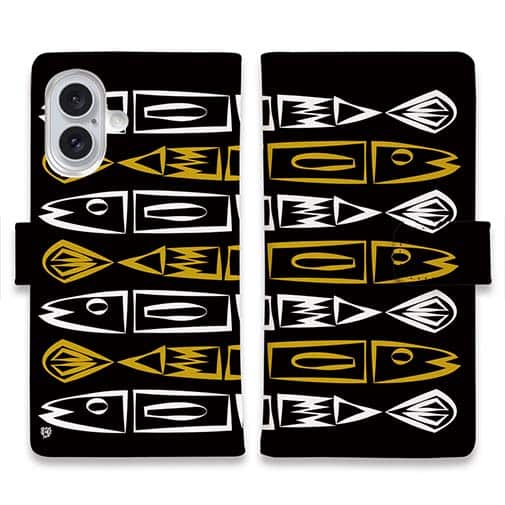 【手帳型】【釣りざんまい】ハワイアンフィッシュ