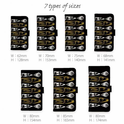 【手帳型】【釣りざんまい】ハワイアンフィッシュ