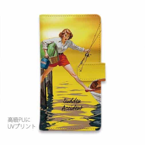 【手帳型】思わぬ出来事　ボートに乗り込む時