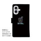 【手帳型】【釣りざんまい】釣りが好きなんです_カラフルブラック