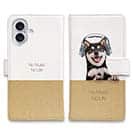 【手帳型】黒柴だってNo Music No Life