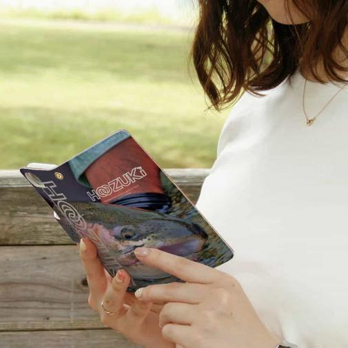 【手帳型】【HOOZUKI】ヒレピンのニジマス