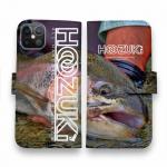 【手帳型】【HOOZUKI】ヒレピンのニジマス