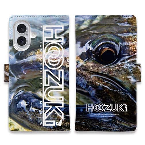 【手帳型】【HOOZUKI】ヤマメのクローズアップ