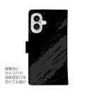 【KIZAKURA】【手帳型】ブラック+シンプルロゴ