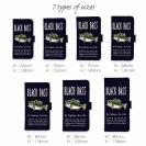 【手帳型】【釣りざんまい】ドット絵のブラックバス_カラフルダークネイビー