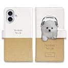 【手帳型】ポメラニアンだってNo Music No Life