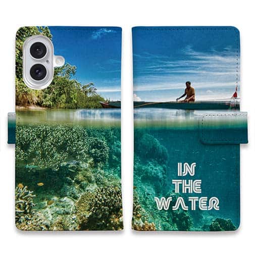 【手帳型】水の中