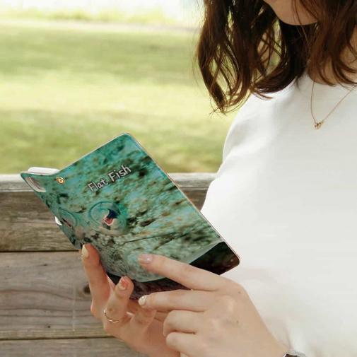 【手帳型】フラットフィッシュ