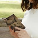 【手帳型】ビンテージサーモン