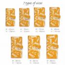 【手帳型】ボーン・フィッシュ　オレンジ