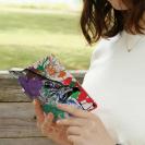 【手帳型】ブラックバス2 ペンキペイント