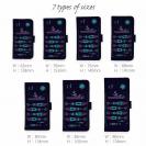 【手帳型】【釣りざんまい】愛犬と釣りを楽しむアングラー_カラフルダークネイビー