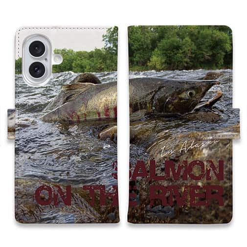 【手帳型】サーモン・イン・ザ・リバー