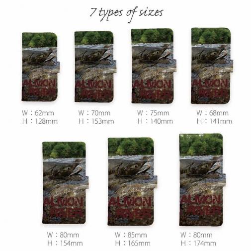 【手帳型】サーモン・イン・ザ・リバー