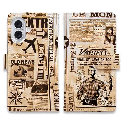 【手帳型】ビンテージ・アングラー