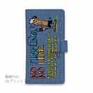 【手帳型】【釣りざんまい】魚がひいてる、どうしよう!_カラフルデニム風