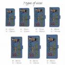 【手帳型】【釣りざんまい】魚がひいてる、どうしよう!_カラフルデニム風