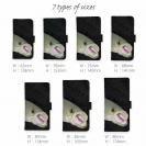 【手帳型】【佐藤ケロ子】シーバスの食欲　ブラック