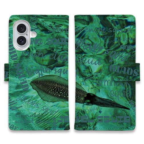 【手帳型】SQUID NAME