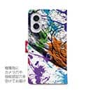 【手帳型】サクラマス ペンキペイント