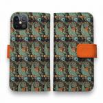 【手帳型】エキゾチックな魚のデザイン