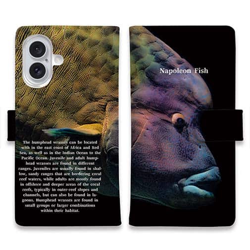 【手帳型】ナポレオンフィッシュ