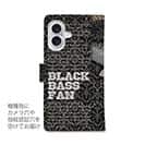 【手帳型】ブラックバス