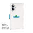 【手帳型】【釣りざんまい】カエルがノンビリ釣りをするでケロ_カラフルレトロ