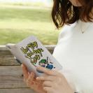 【手帳型】【釣りざんまい】ゴムボートアングラー_カラフルホワイト