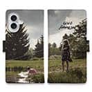 【手帳型】少女と釣り竿