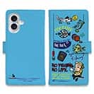 【手帳型】【釣りざんまい】釣り好きですがなにか?_カラフルスカイブルー