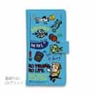 【手帳型】【釣りざんまい】釣り好きですがなにか?_カラフルスカイブルー