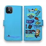 【手帳型】【釣りざんまい】釣り好きですがなにか?_カラフルスカイブルー