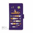 【手帳型】【釣りざんまい】愛犬と釣りを楽しむアングラー_カラフルパープル