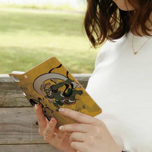 【手帳型】風神雷神