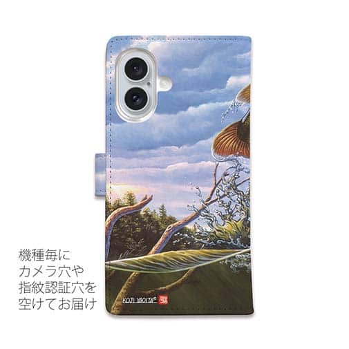 【八百板浩司】【手帳型】Bass & Pencil 水面を割ってルアーに飛びつくバス