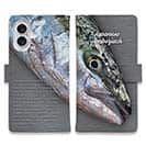 【手帳型】ブリ　格闘の跡